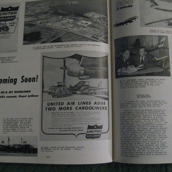 United The Main Line Airway 1989 George Cearley Air Lines Book - Picture 8 of 9